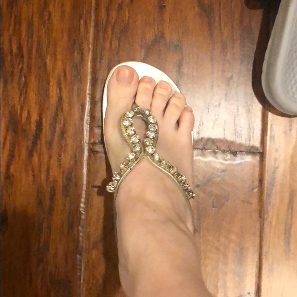 Almost new kitten sparkling sandals
